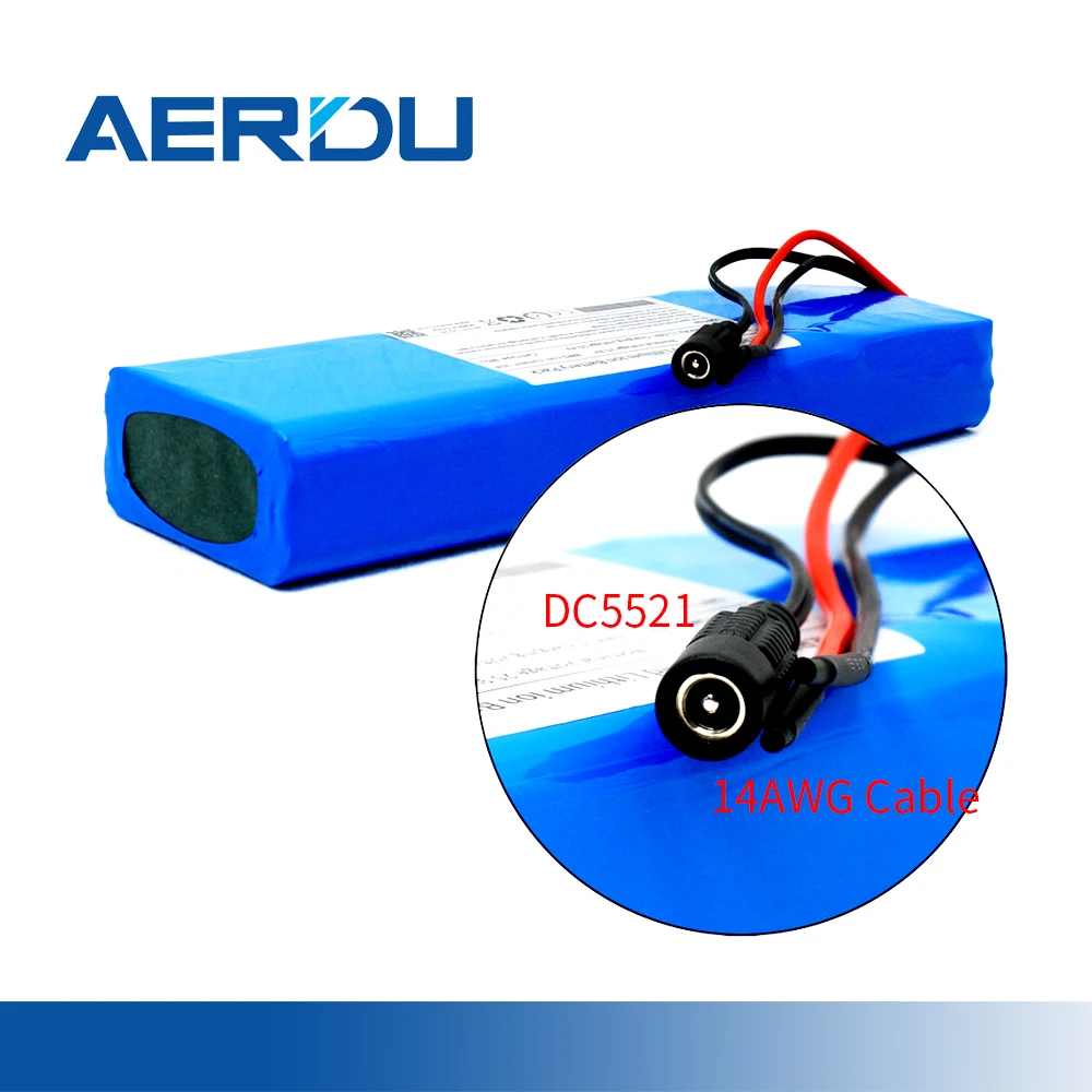 

AERDU 7S4P 24v 11.6ah 12ah li-ion battery pack 29.4v 18650rechargeable for electric motor bicycle ebike scooter cropper with BMS
