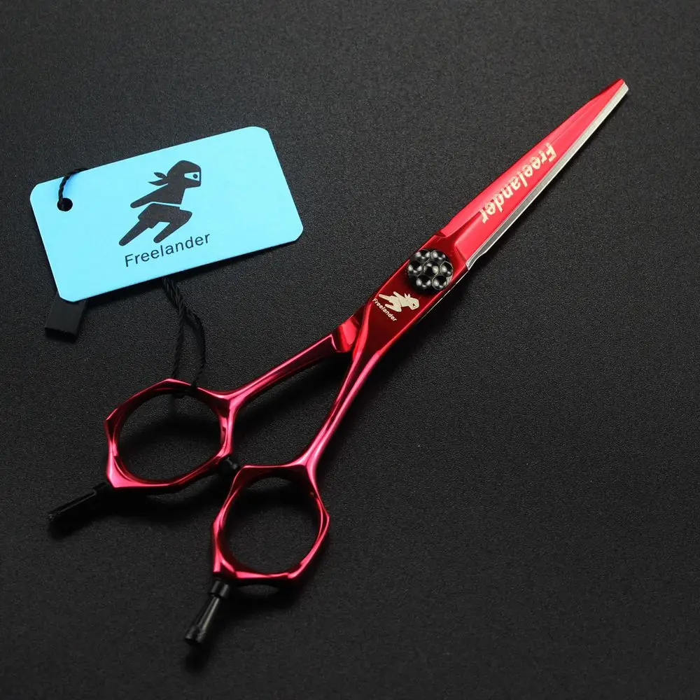 Японские Стальные Профессиональные Парикмахерские ножницы 6 0 набор ножниц для