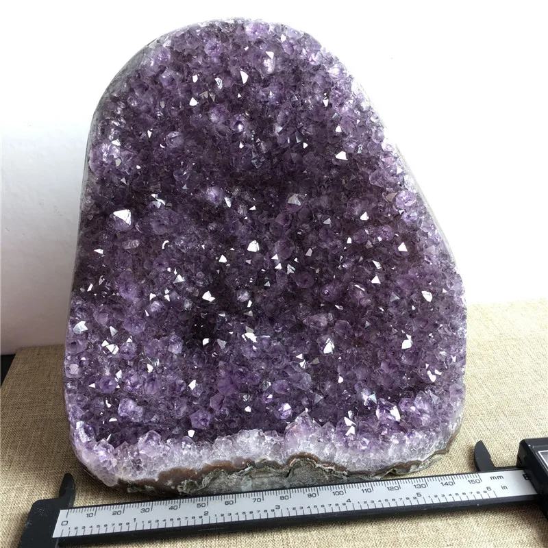 

3500g Natural purple Amethyst quartz crystal cluster Specimen from Brazil