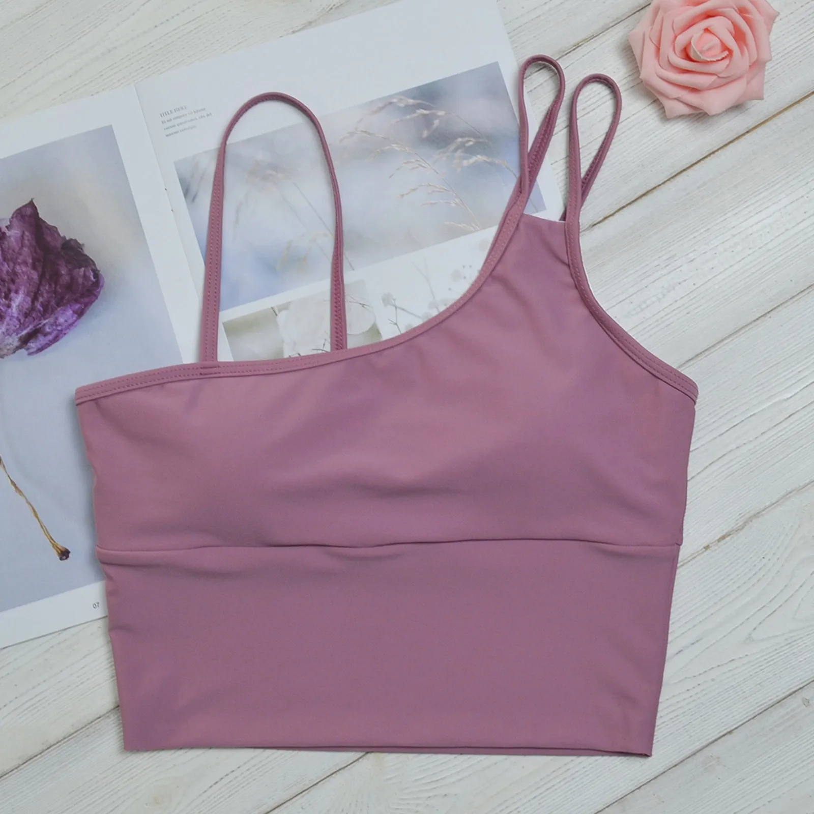 

Womens With Chest Pad Beauty Back Breathable Fitness Running Sports Crop Top Women Shirt Tops And Blouses Summer Tank