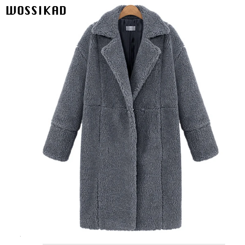 

Женское длинное флисовое пальто, однотонное свободное теплое пальто с длинным рукавом, в готическом стиле, Осень-зима 2019