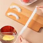 Крышки силиконовые многоразовые для пищевых продуктов, эластичные, 100 шт.