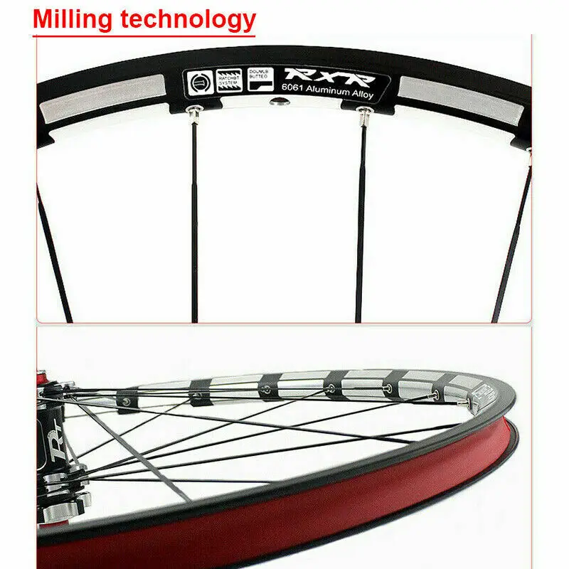 RXR карбоновая ступица MTB Колесная 26/27. 5/2" дисковый тормоз горного велосипеда 5 подшипников комплекты велосипедных колес 7-11Speed Thru Axle/QR MTB колеса