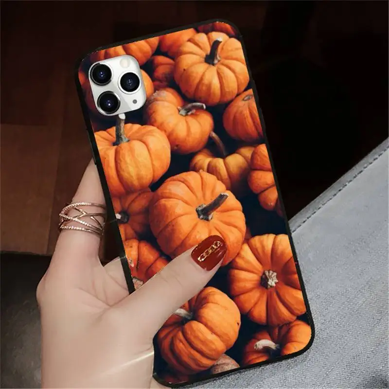 

Autumn leaves fall fox pumpkin Phone Case for iPhone 11 12 pro XS MAX 8 7 6 6S Plus X 5S SE 2020 XR
