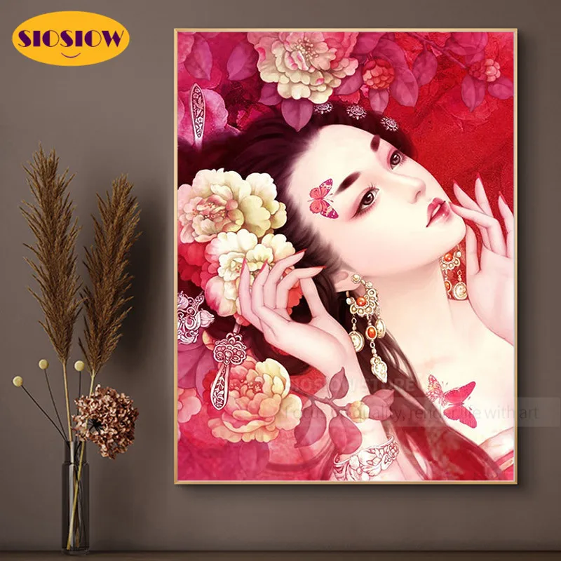 Набор для алмазной вышивки SIOSIOW 5d сделай сам полноразмерная мозаика в китайском