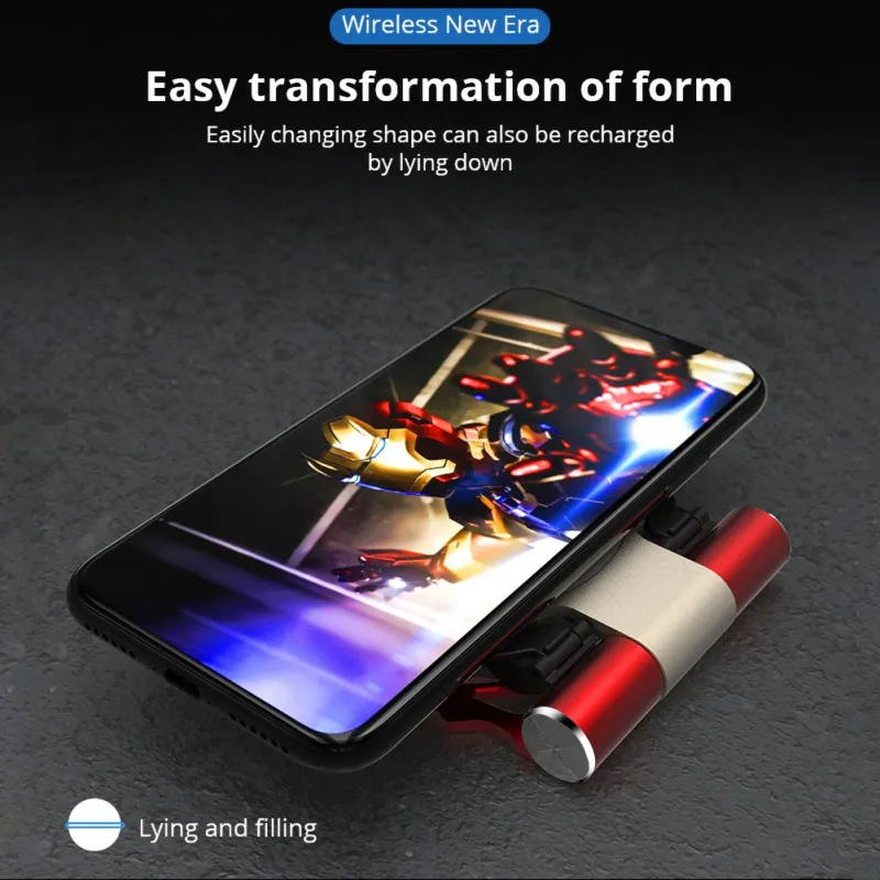 Металлическое Беспроводное зарядное устройство Подставка для телефона зарядки