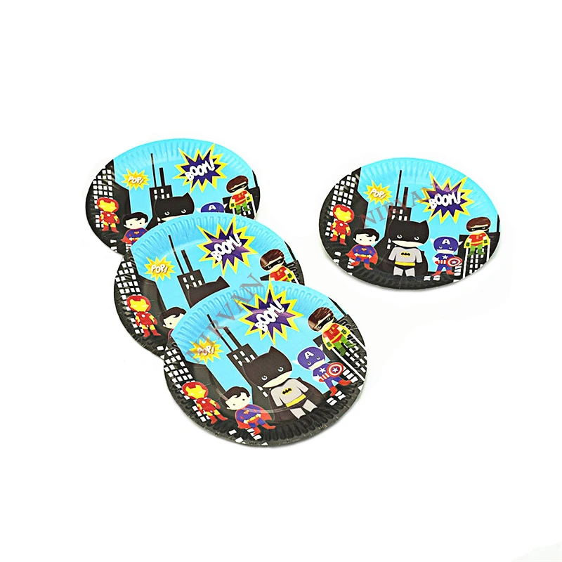 Набор одноразовых тарелок и чашек 30/60 шт.|Одноразовая посуда для вечеринок| |