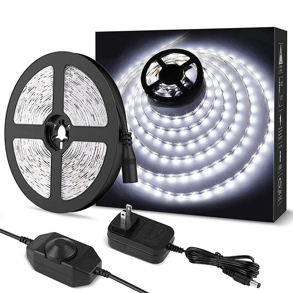 

12 V LED Strip Lights 2835 High Safety High Brightness 60 LED/m Waterproof Flexible LED Light for Home Bedroom Indoor Decor