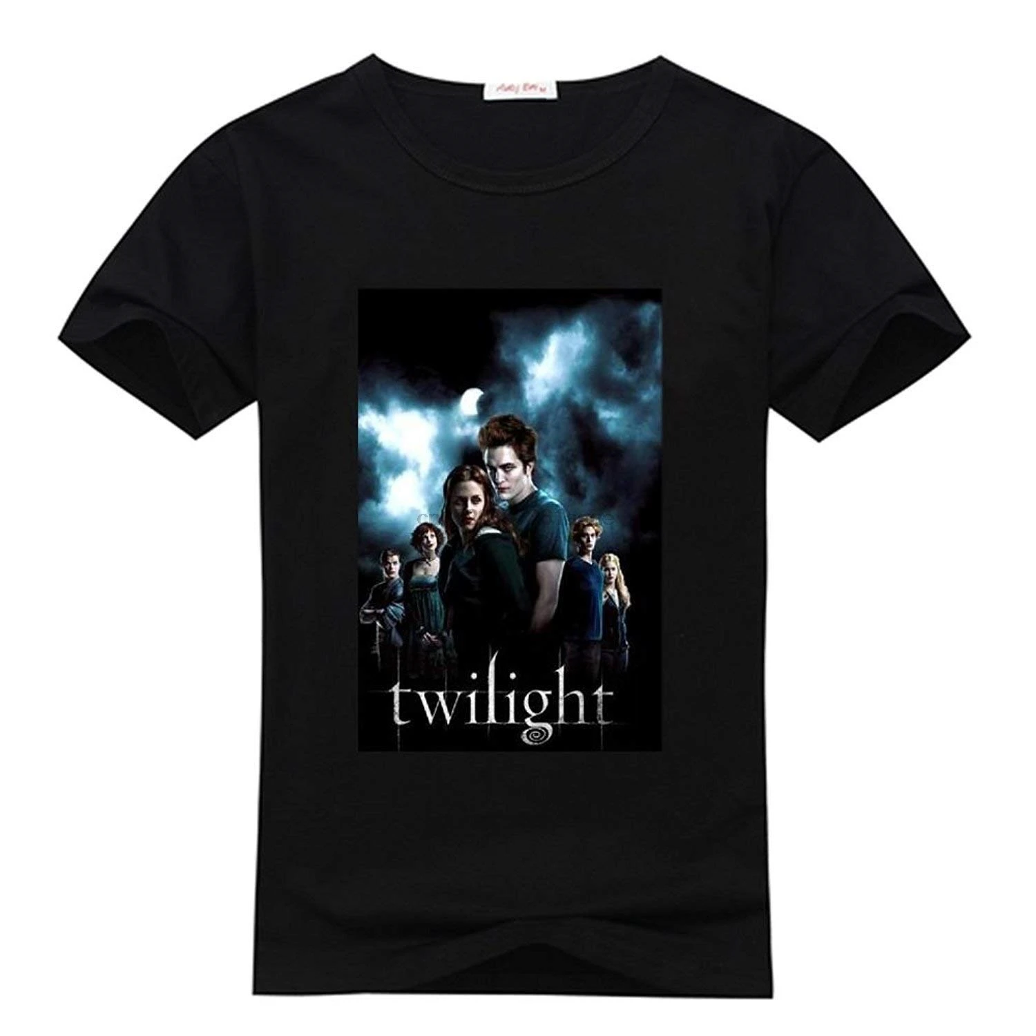 

Men Black The Twilight Saga Custom Cotton Short Sleeve T-Shirt Hipster Tees Summer Mens T Shirt Fashion Style