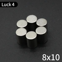 102050pcs round magnet 8x10 mm neodymium magnet n35 permanent ndfeb super strong powerful magnets for search create diy