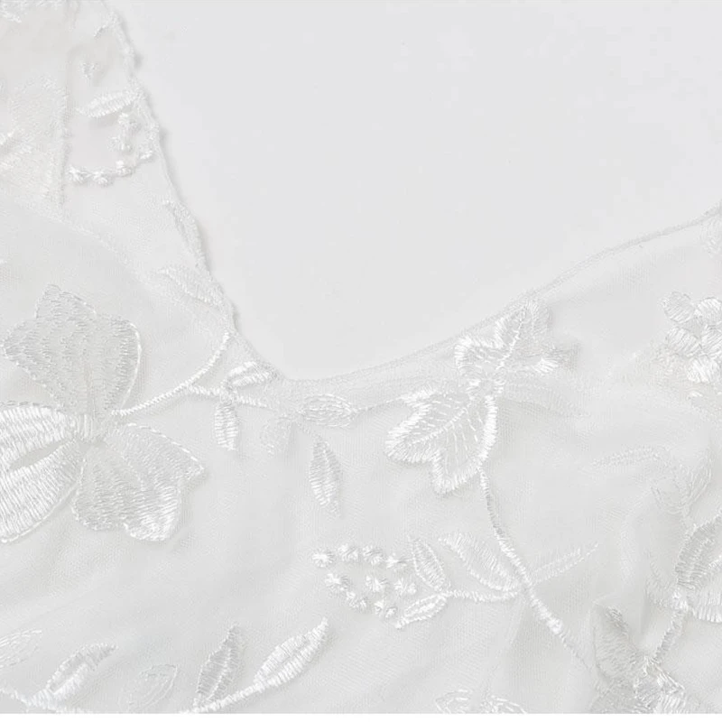 Платье с длинными рукавами и вышивкой v-образным вырезом женские вечерние платья