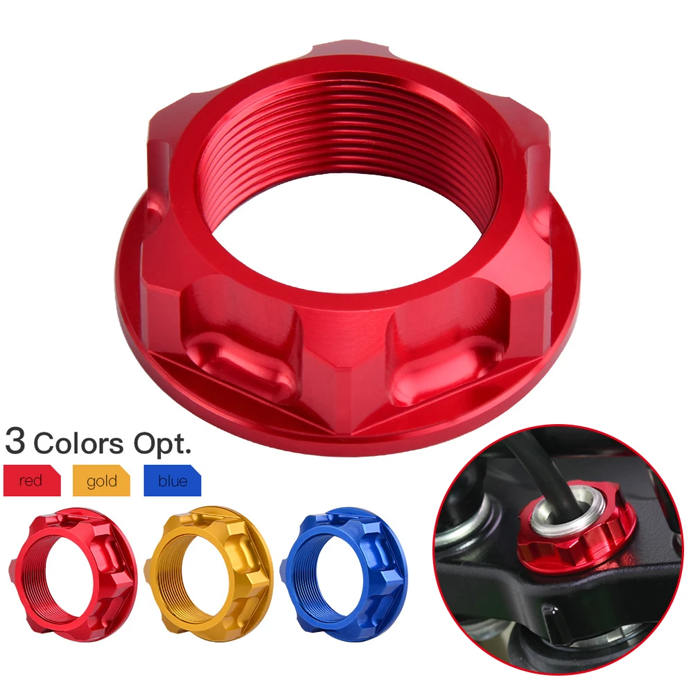 Гайка рулевого стержня NICECNC для Honda CRF250L CRF250M crfrally 250crf150r CRF1000L CRM50 80 85 250AR XR230 XR250 XR400