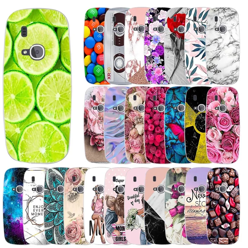 Чехол для Nokia 3310 2017 чехол мультяшный силиконовый мягкий Coque чехол-бампер телефона