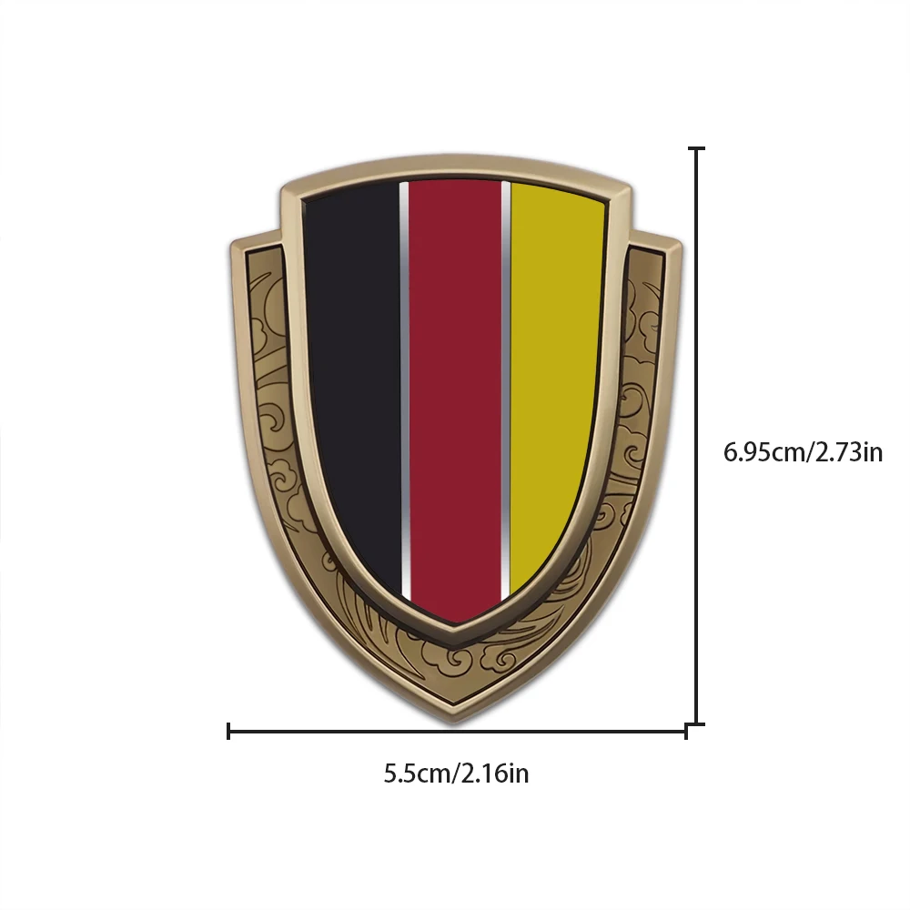 Наклейка на боковой кузов автомобиля 3d-наклейка с немецким флагом для Volkswagen VW
