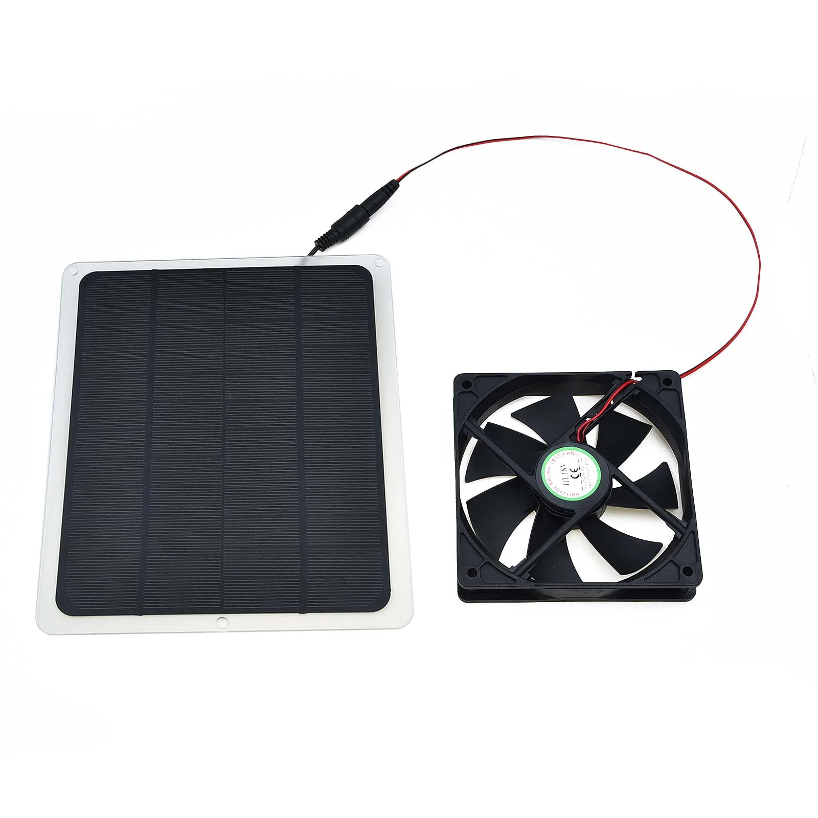 Вентилятор на панели солнечных батарей для теплицы 12 В 10 Вт домик куриц и