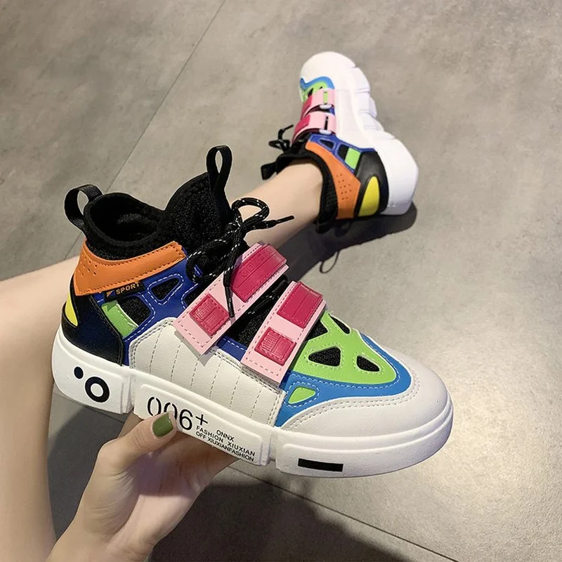 Женские кроссовки из сетчатого материала дышащие удобные разные яркие цвета