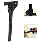 Фотолинейка, алюминиевый стальной чернильный 11-дюймовый калибр, измерительная маркировочная линейка для каркасных работ, инструменты сделай сам