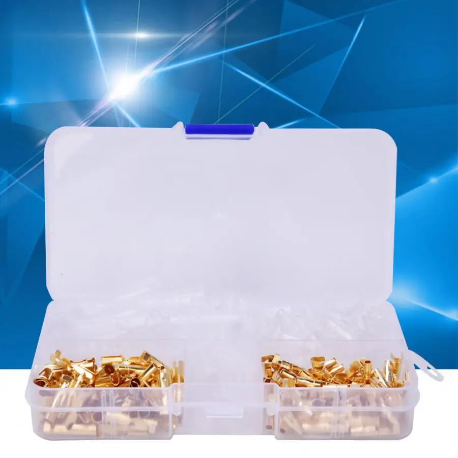 240 шт. соединитель Мужской Женский 3 5 Золотой кабельный клеммный Светодиодная