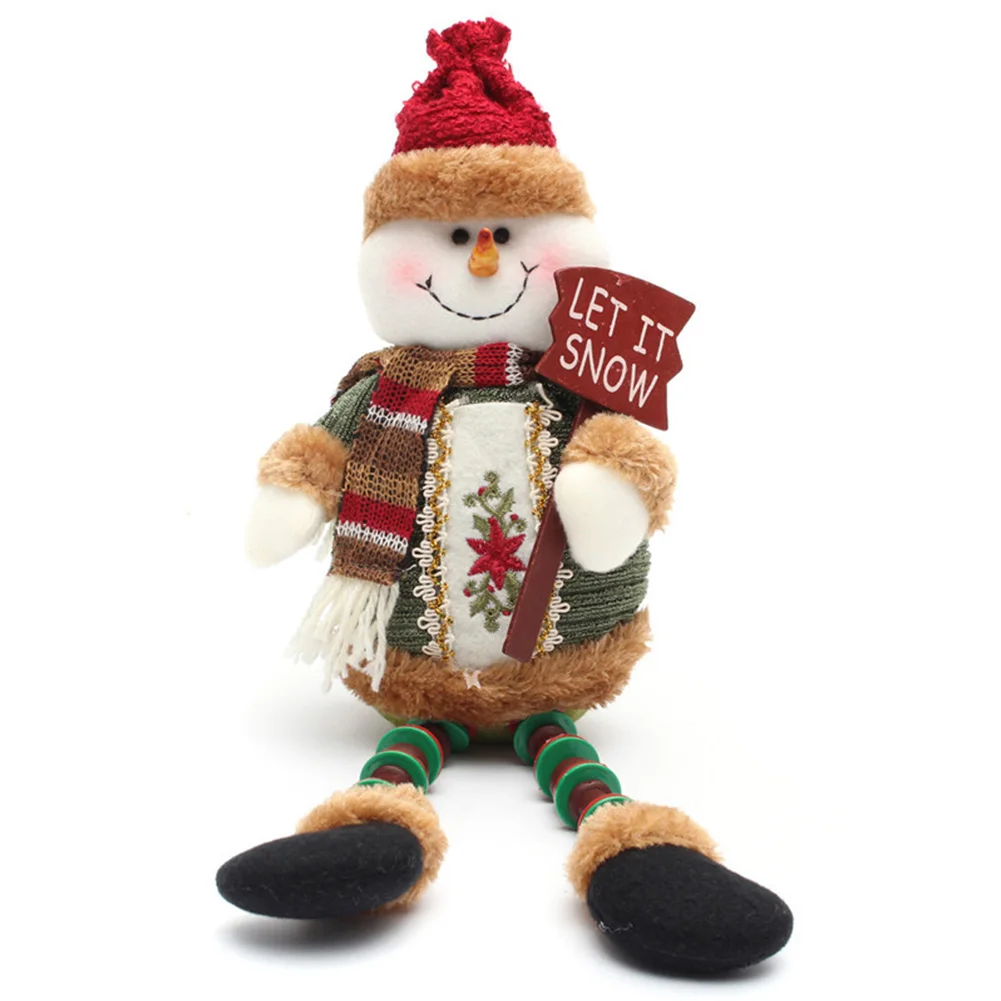 Праздничное украшение подарок снеговик милый Санта Клаус домашний рабочий стол