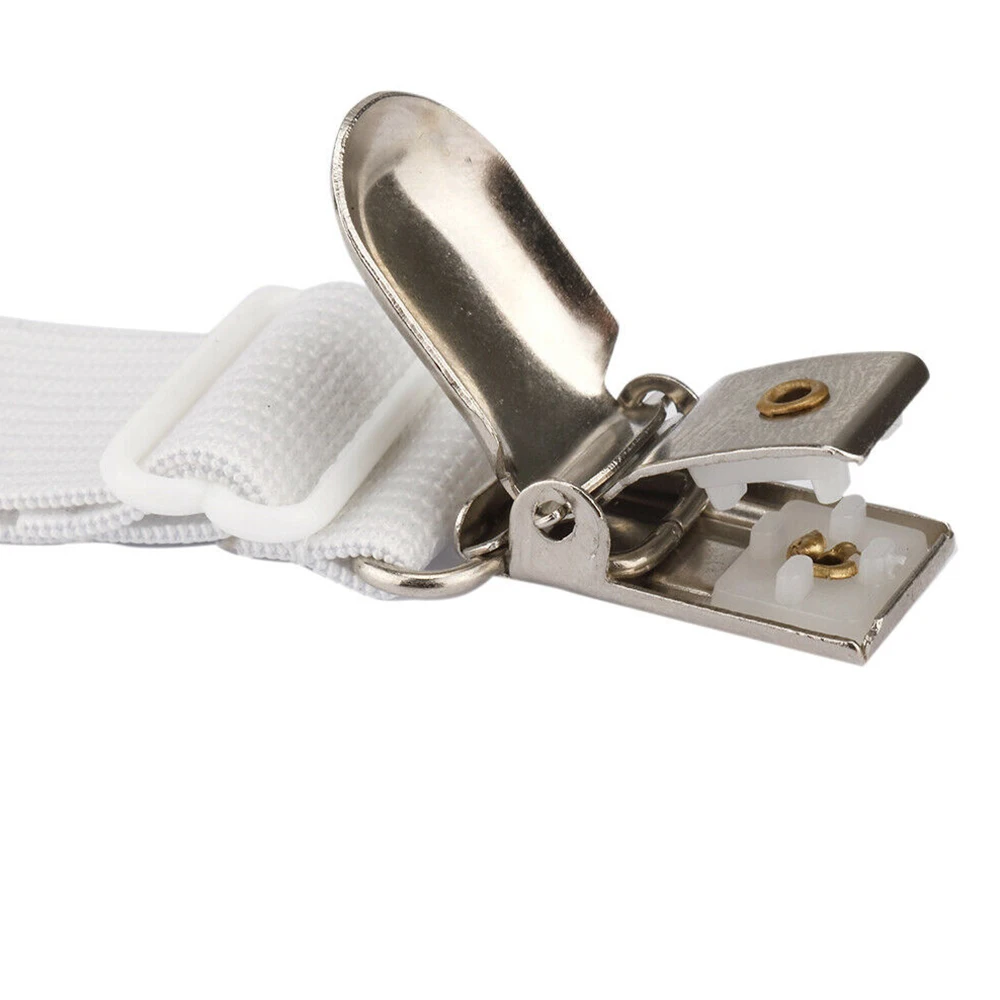 

8Pcs White Bed Sheet Mattress Cover Blankets Home Grippers Clip Holder Fasteners Elastic Straps Fixing Slip-Resistant Belt