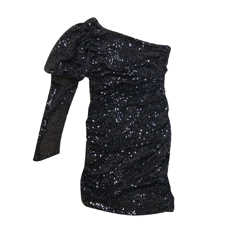 TWOTWINSTYLE Sext вечерние платье для Для женщин без бретелек на одно плечо с пышным