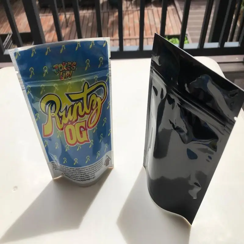 

Joke's Up Runtz Og Zipper Mylar Mylar Bags Local Medicated Edibles Smell Proof Bags BrWQR