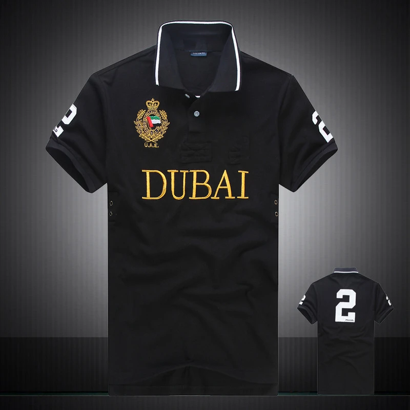 

Summer new men polo shirt synthetic fiber mens short-sleeved Solid color embroidery Mens polo shirt fashion casual polo shirt