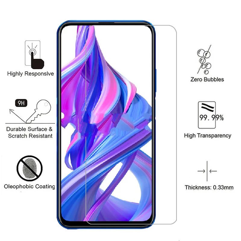 Защитное стекло на honor 9x pro закаленное Защита экрана для huawei honer 9x9x9xpro x9 honor9x