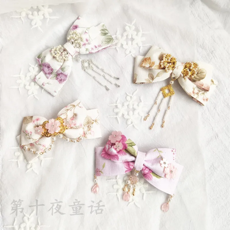 

Hanyang эклектическая Лолита JSK платье юбка JK античный элемент Han винтажные аксессуары для волос заколка для волос маленькие вещи