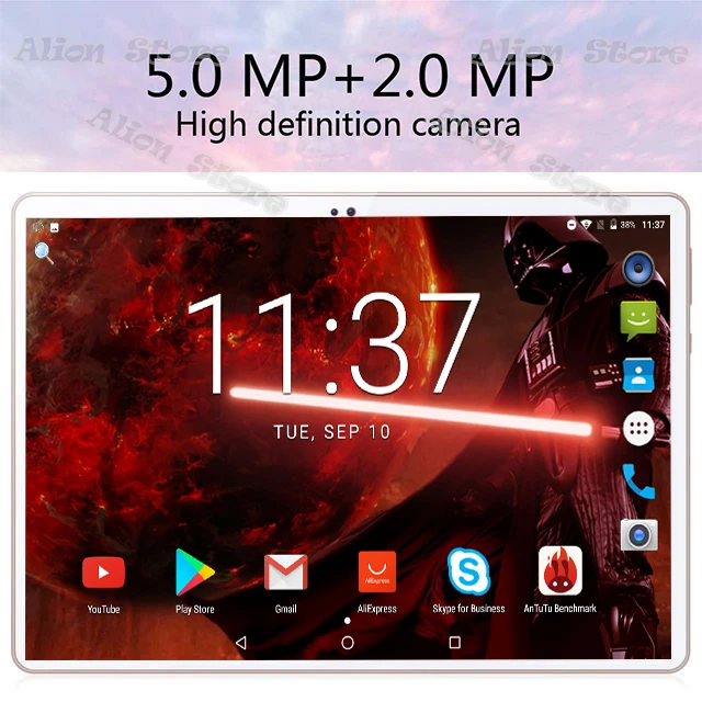 Новинка 2019 планшет Google Paly 10 дюймов Android 8 0 4 Гб ОЗУ 64 ПЗУ Youtube/G senor/Skype