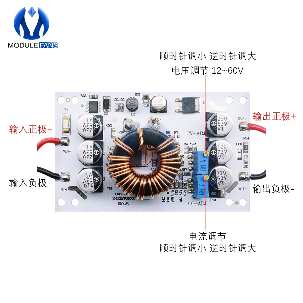 Блок питания с алюминиевой базовой пластиной 600 Вт повышающая постоянное