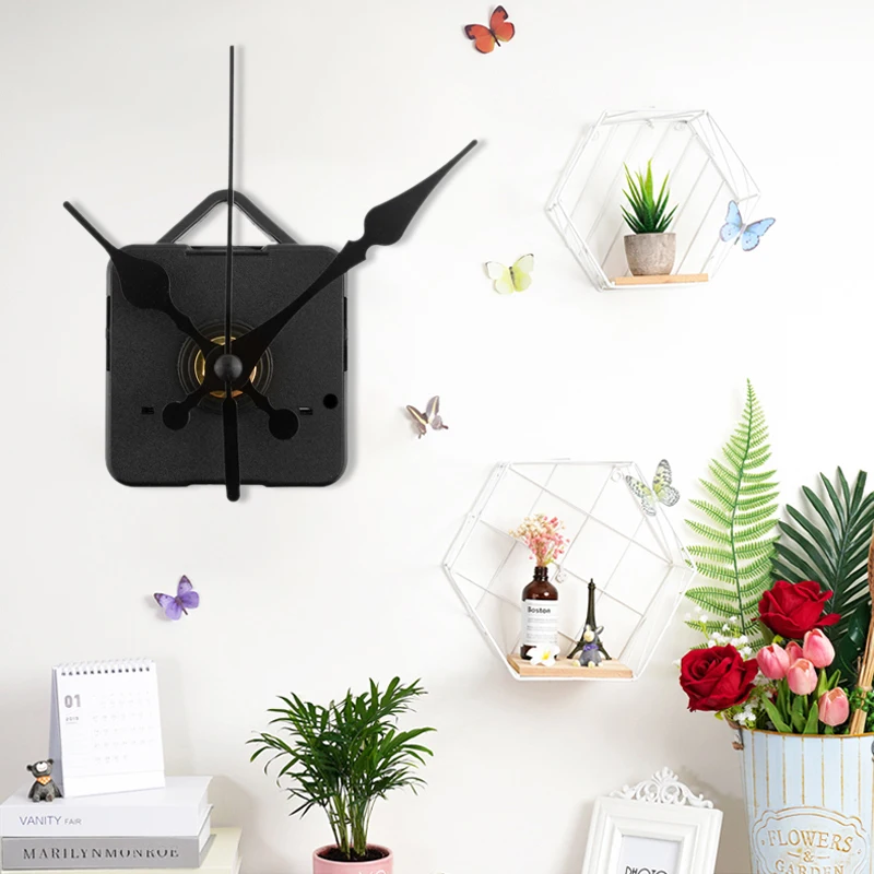 

Silent Large Wall Clock Quartz Clocks Movement Mechanism Watch Needle Lhorloge Repair Tool Parts Kit DIY Silence Clockwork Arrow