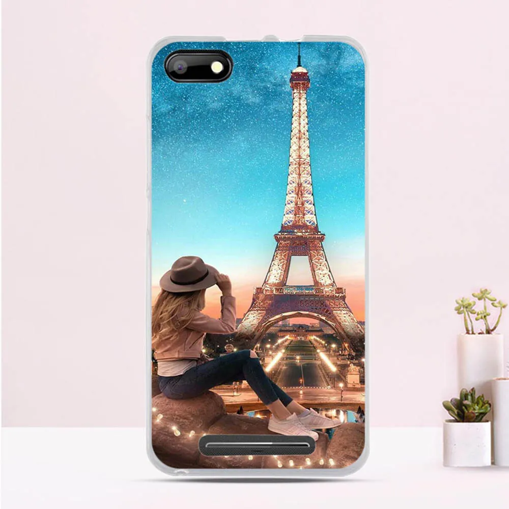 Защитный чехол для BQ S Mobile 5020 блестящая задняя панель Strike BQS силиконовый