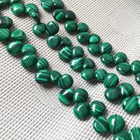 natural stone water drop shape loose beads malachite semi finished string bead for jewelry making diy bracelet necklace