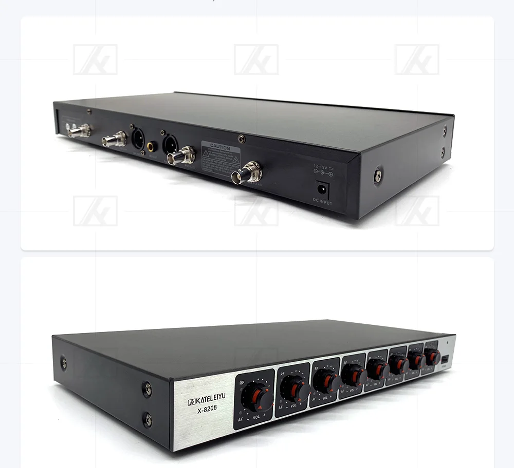 Профессиональный X-8208 микрофон UHF Система 8 кожа цветная гарнитура микрофон для большой конференции сцена, караоке производительность