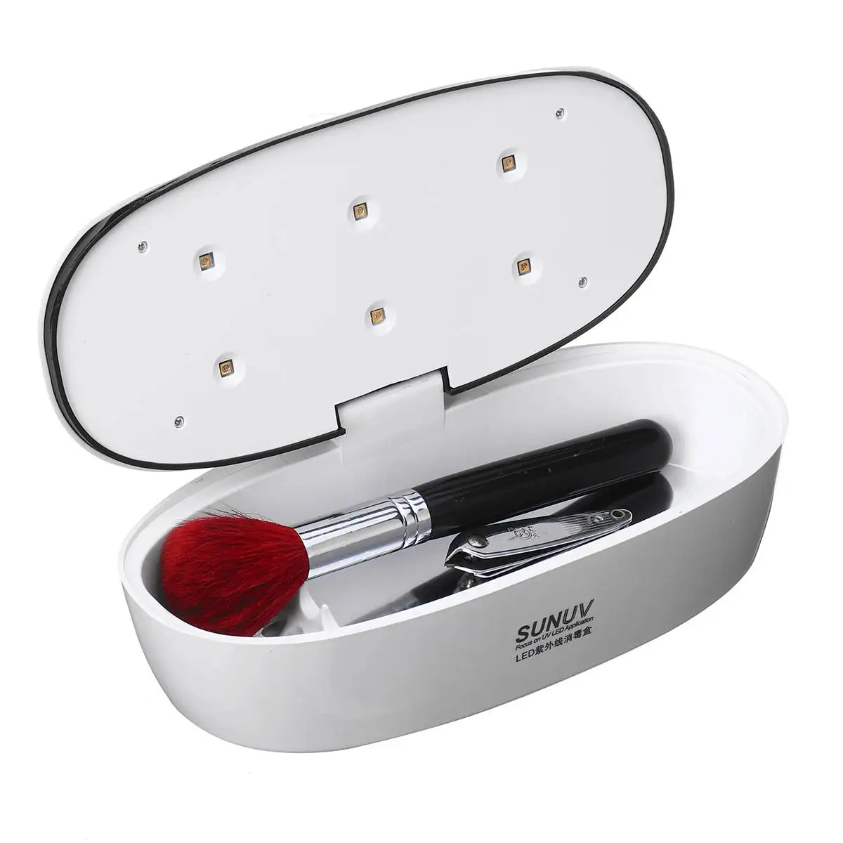 

Multifunctional 120s UV LED Disinfection Box for Beauty Nail Tools Makeup Brush Toothbrush Sterilizer Cleaning Disinfector