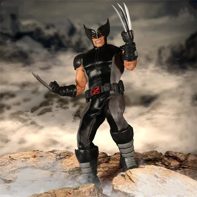 

One:12 Wolverine MEZCO Articulated PVC Doll Toys Decoration 6 inches