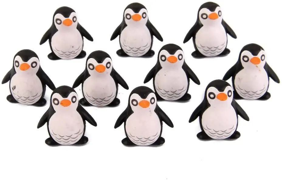 10pcs Miniature Penguin Bonsai Ornaments Micro Landscape Decoration 2 x 1cm | Дом и сад