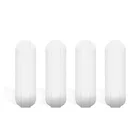 10 шт 10 мм (0,4 дюймов) PTFE магнитная мешалка смеситель мешалкой, белый Цвет, лаборатории, бар, перемешайте пластины магнит, перемешать стержень Magneti