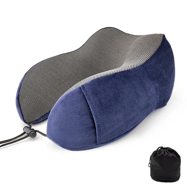 

Dropshipping Soft Slow Rebound Space Travel Pillow Solid Neck Cervical Healthcare Bedding 1PC U Shaped Memory Foam Neck Pillows