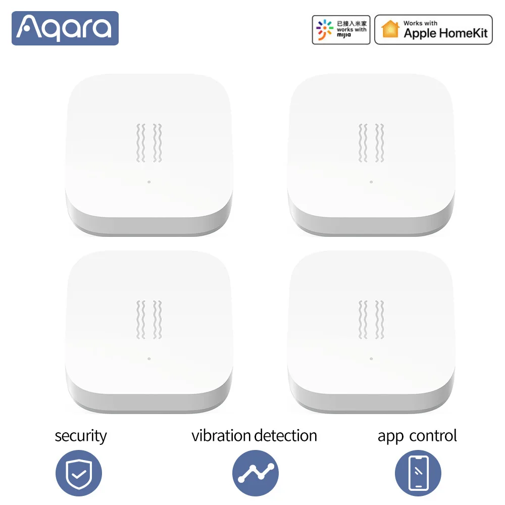 Датчик вибрации Aqara zigbee умный датчик движения и виброобнаружения со встроенным