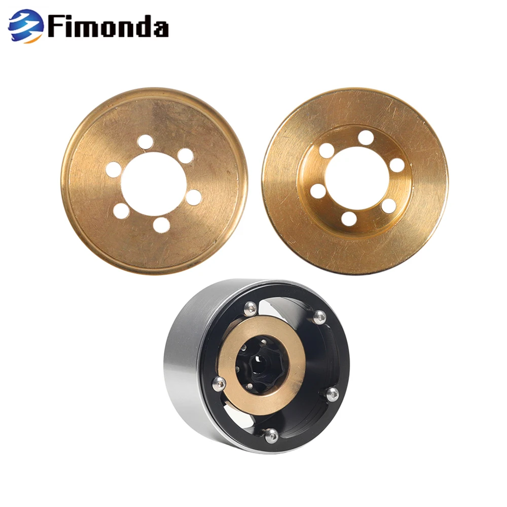 

65g Brass Internal Counterweight for 1/10 RC Crawler Car Axial SCX10 D90 TF2 TRX4 1.9/2.2 inch Wheel Hub Upgrade Parts