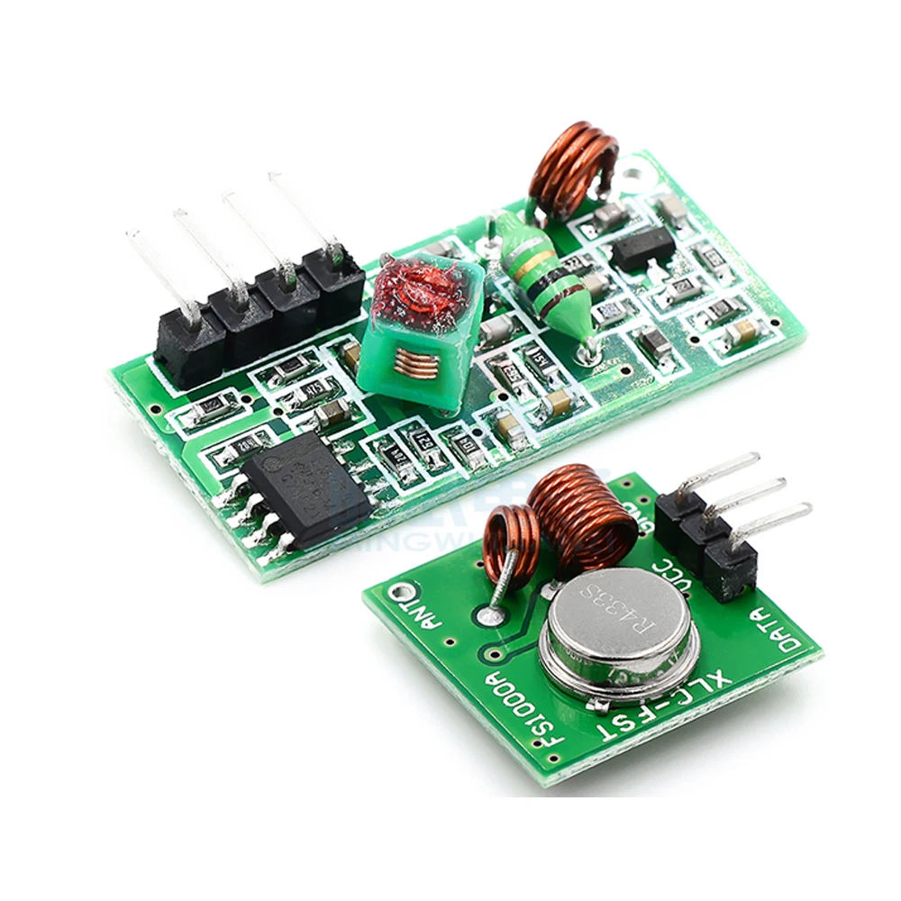 

10PCS 315Mhz 433Mhz RF Transmitter And Receiver Link Kit for Arduino Wireless Remote Control Module Voltage Module Board