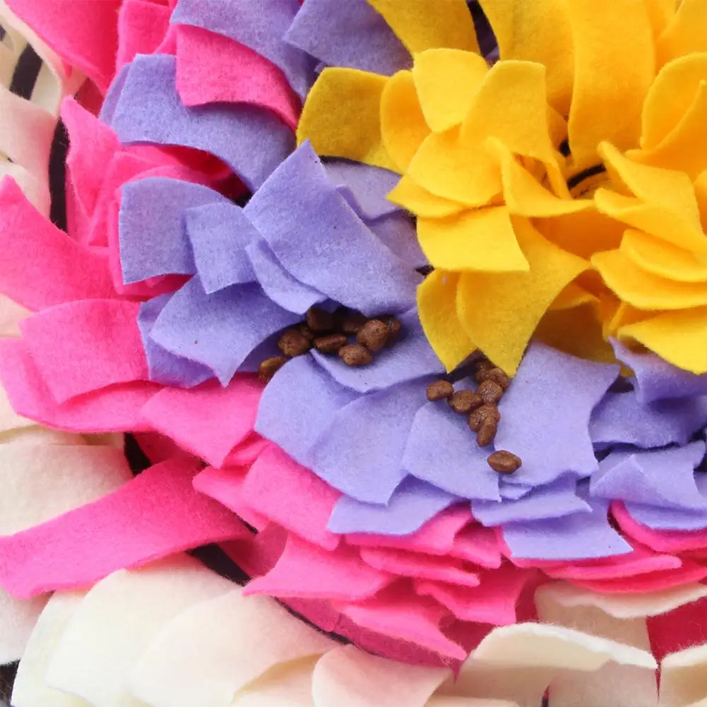 Pet Snuffle Mat Dogs Leak Food Anti Choking Cat Dog Training Blanket Nose Work Toy Slowing Feeding Intelligence #W0 |