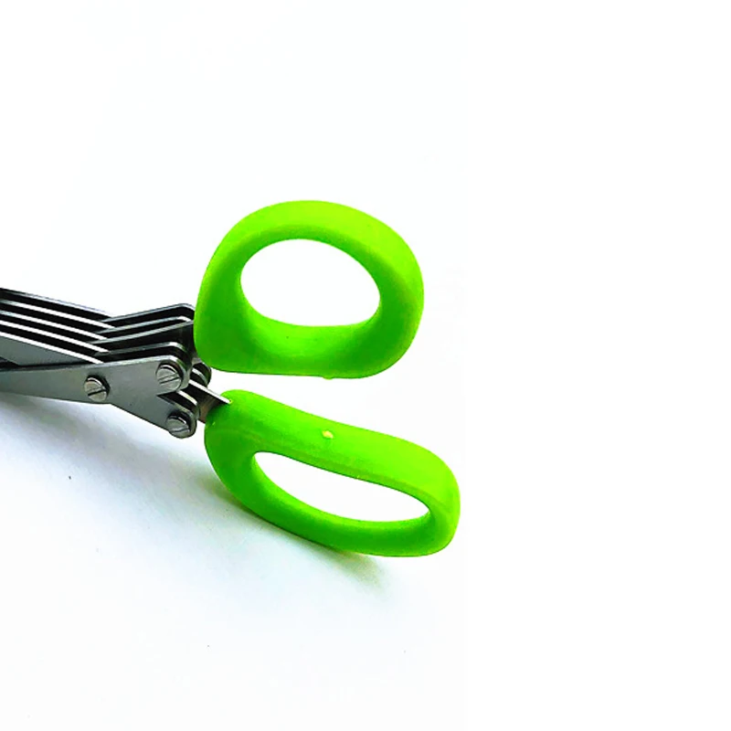 5 слоев Нержавеющая сталь Многослойные рубленый зеленый лук растительное Кухня