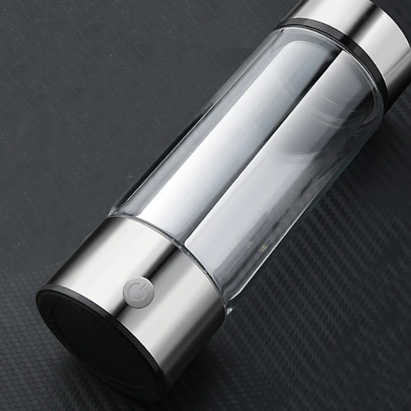 

600Ml Portable Hydrogen Generator Water Filter Ionizer Pure H2 Pem Rich Hydrogen Alkaline Bottle Electrolysis Drink Hydrogen