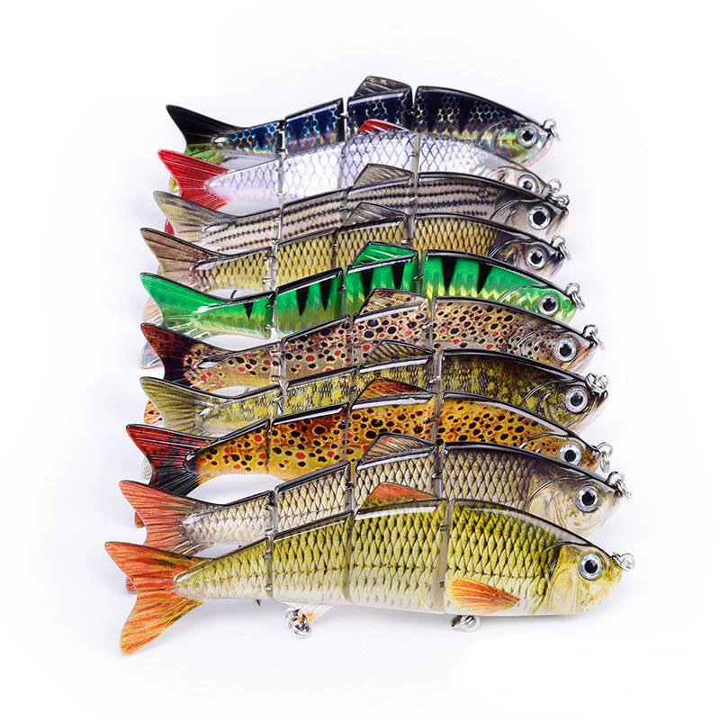 

Big Fishing Lures Hard Jointed Bait Sinking Swimbait Wobblers Pike bass Lure Fishing Bait 12/15/25cm Multi Segments Crankbait