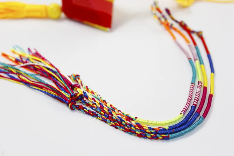 10 шт./компл. разноцветные плетеные браслеты дружбы радужные ножные сделай сам