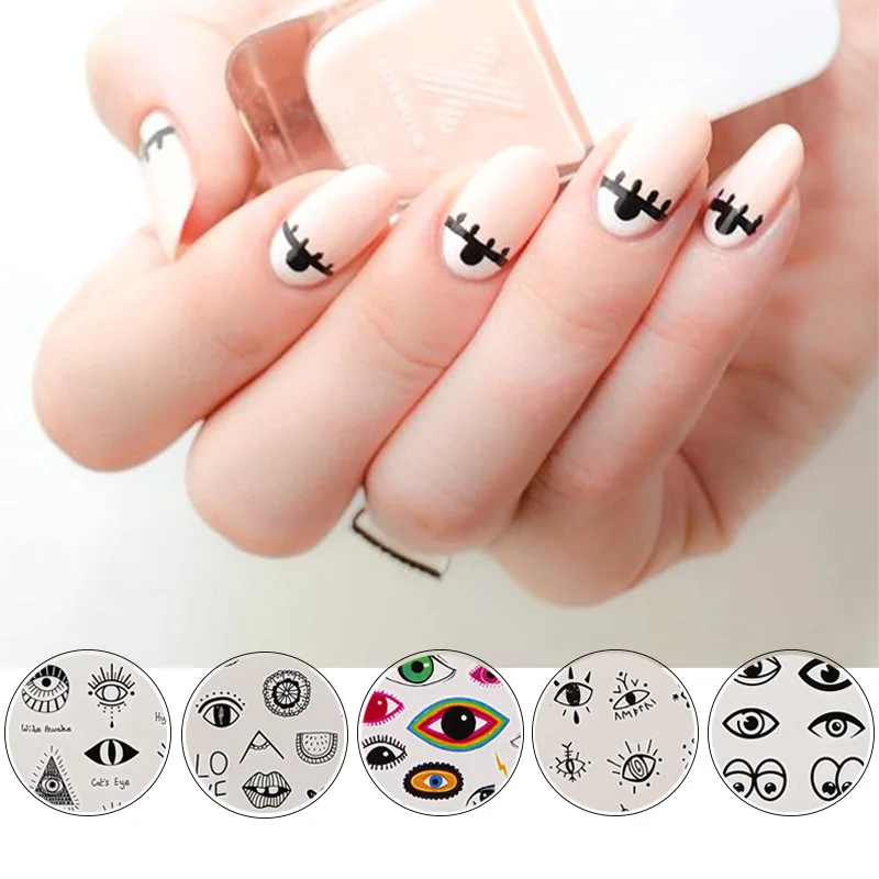 1 шт. наклейка для водяного переноса изображения на ноготь серии глаз дизайн 3D