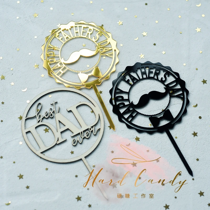 Супер папа акриловый торт Топпер лучший на свете украшения отцов День вечерние